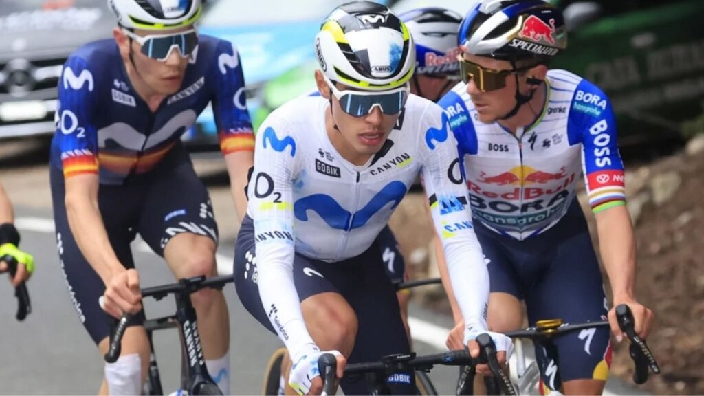 Diego Pescador Movistar Team liderando el relevo generacional del ciclismo colombiano en 2026.